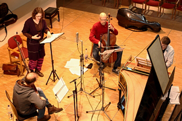 Bergen Barokk and Marianne B. Kielland in recording session